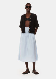 Louisa Smocked Midi Skirt