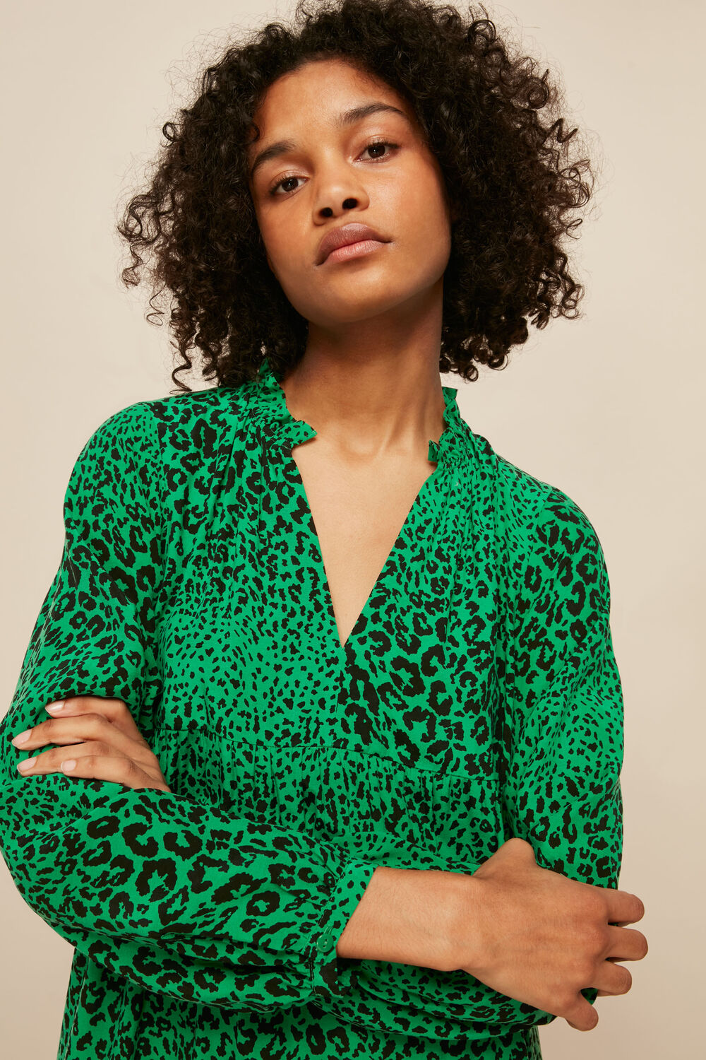 Speckled Animal Enora Dress