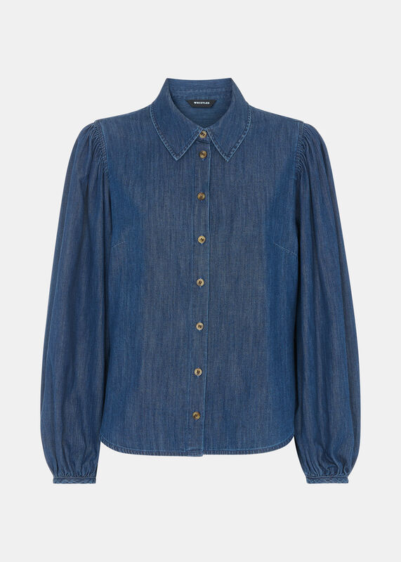 Denim Chambray Cotton Shirt