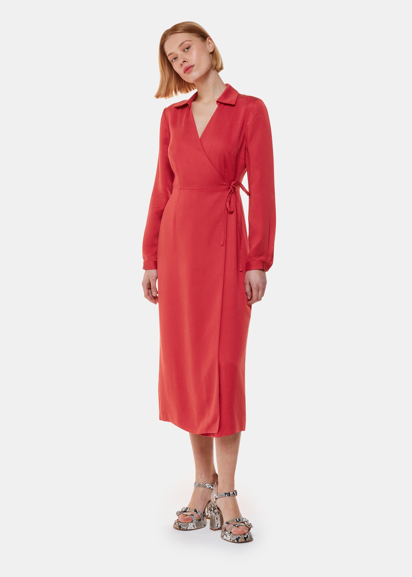 Cranberry discount wrap dress