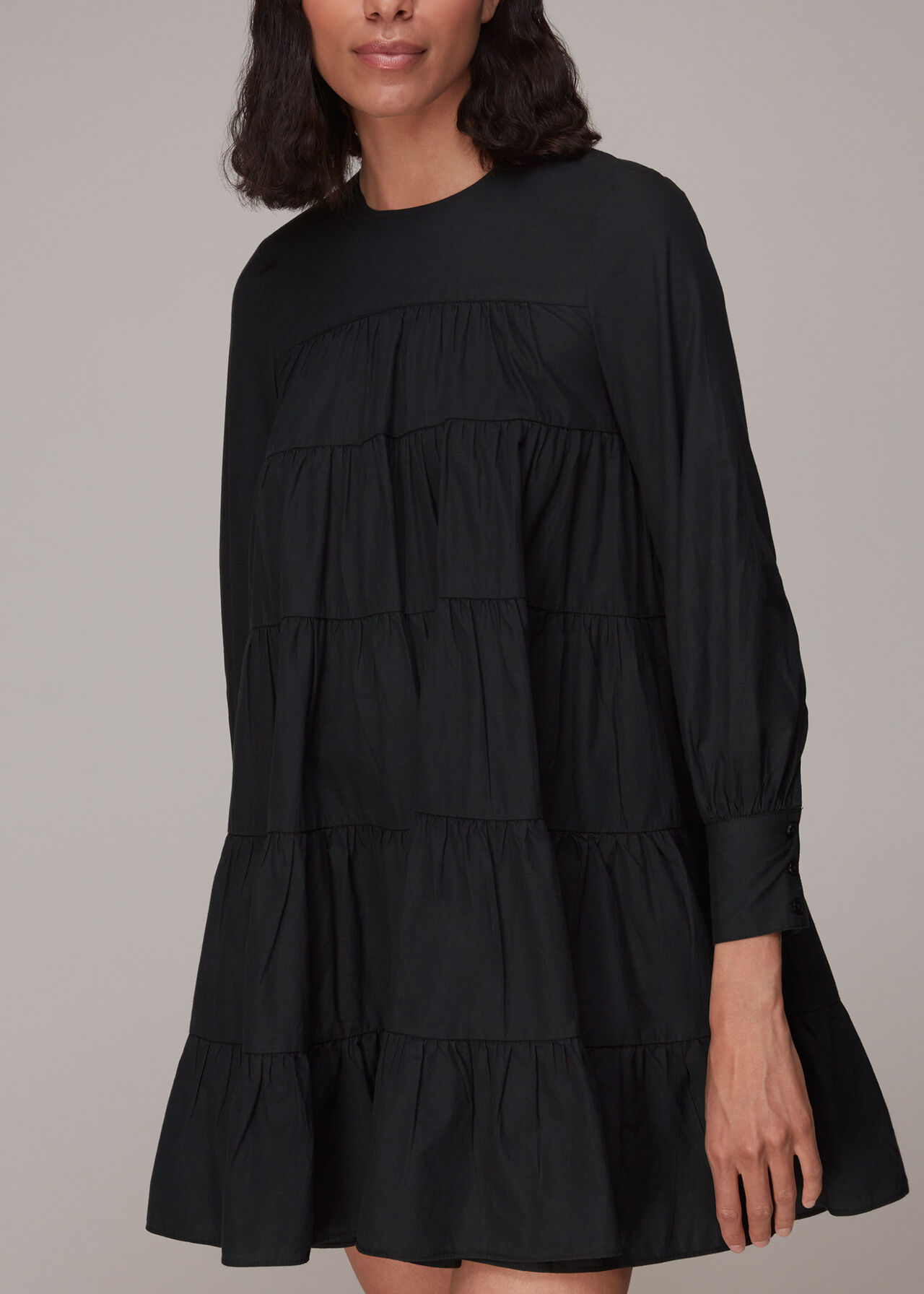 Ronnie Cotton Tiered Dress