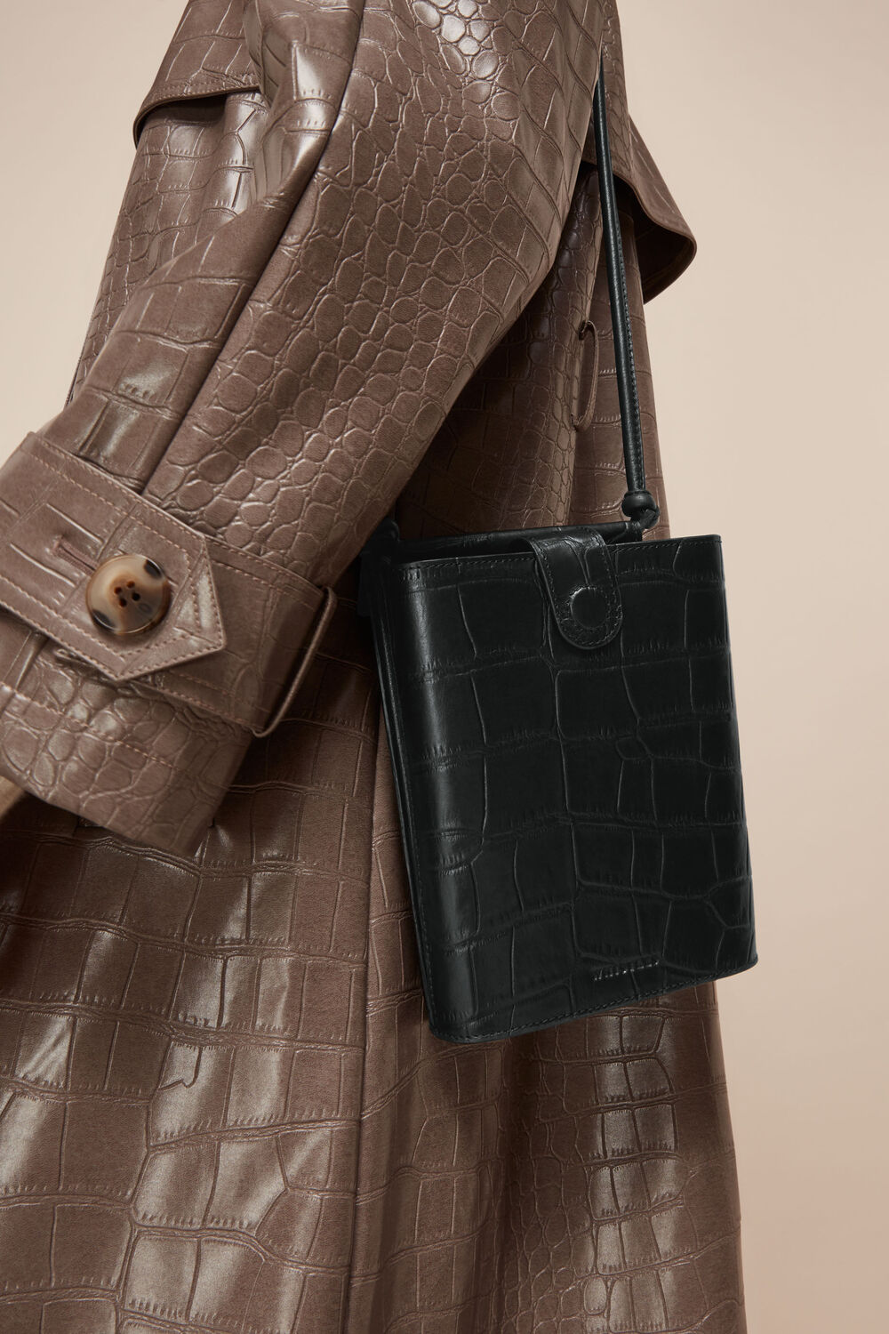 Alton Croc Pouch Bag
