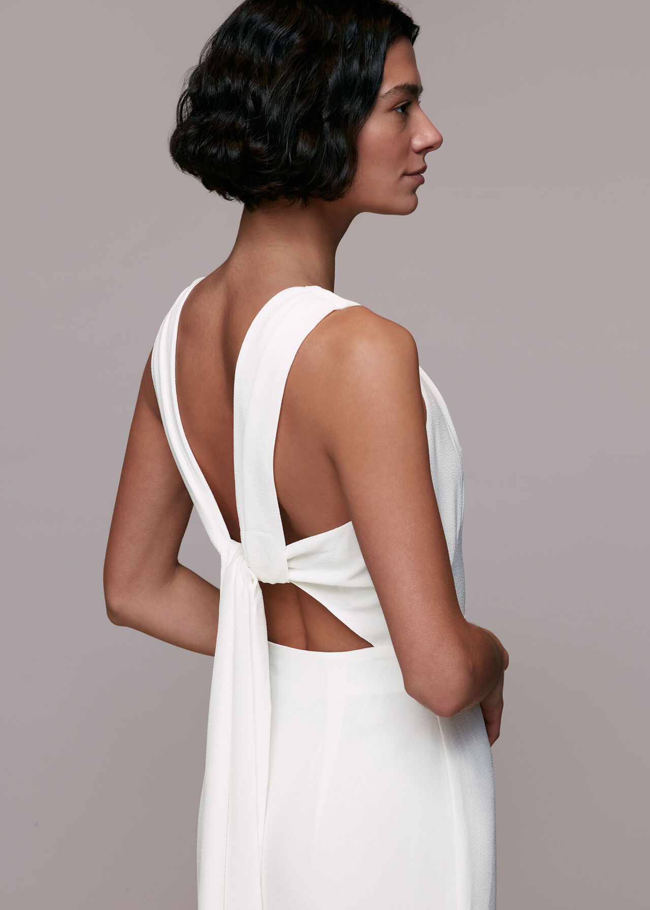 Whistles – Tie Back Maxi Dress Robes de mariée The Wedding Explorer