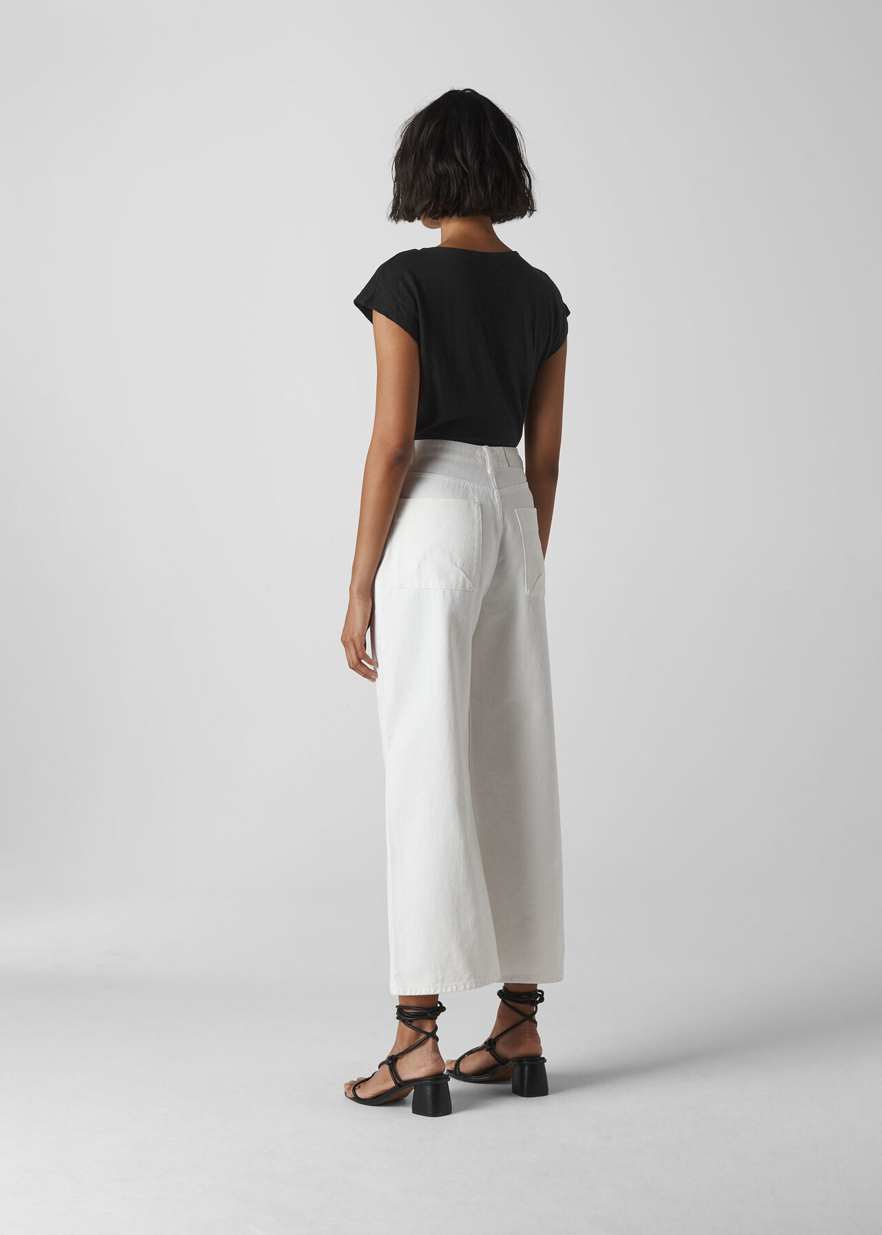 Tort Ring Linen Top Black