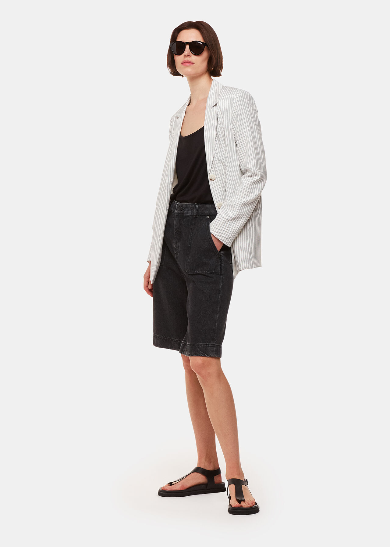 Luna Stripe Blazer