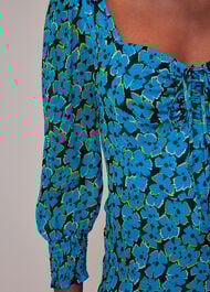 Farfalle Flower Midi Dress