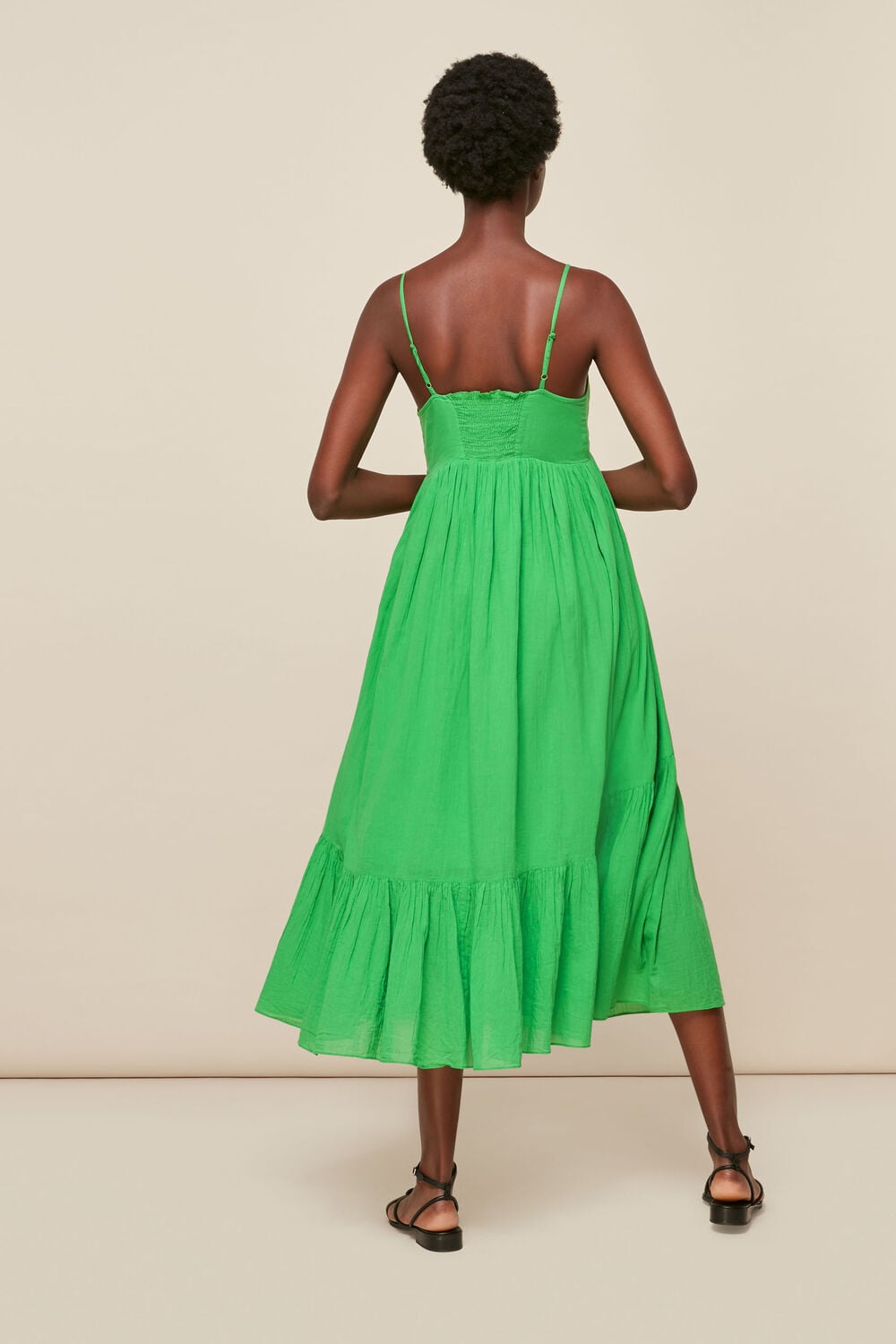 Trapeze Cotton Voile Dress