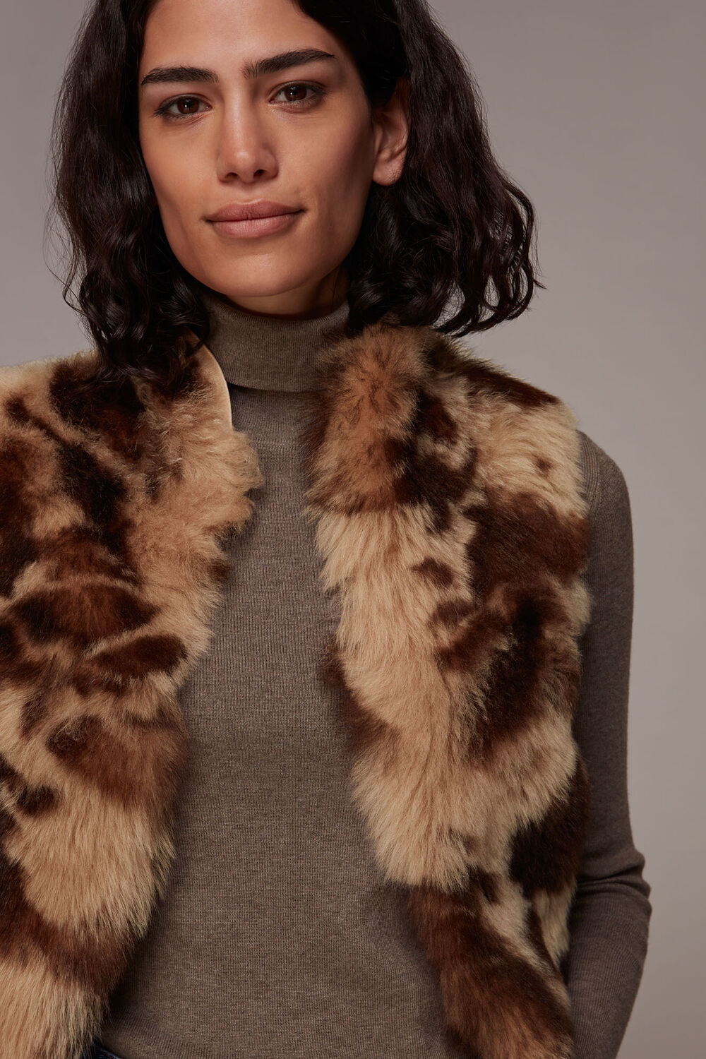 Cow Print Toscana Gilet