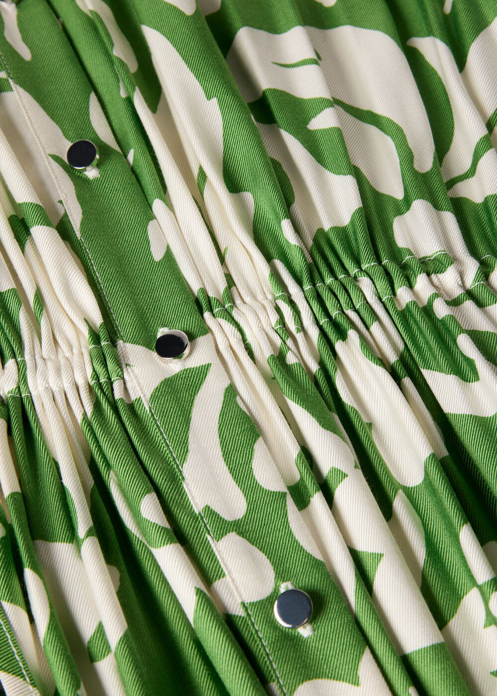 Floral Trapeze Shirt Dress