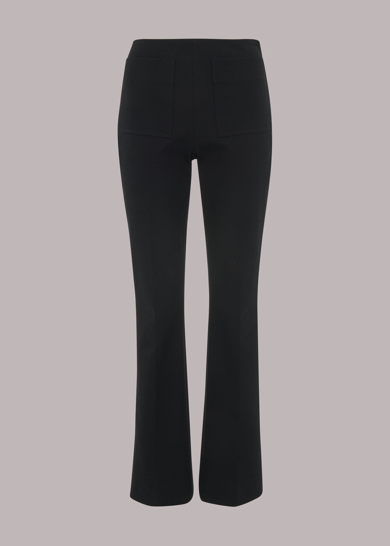 Black Lucy Kick Flare Trouser, WHISTLES