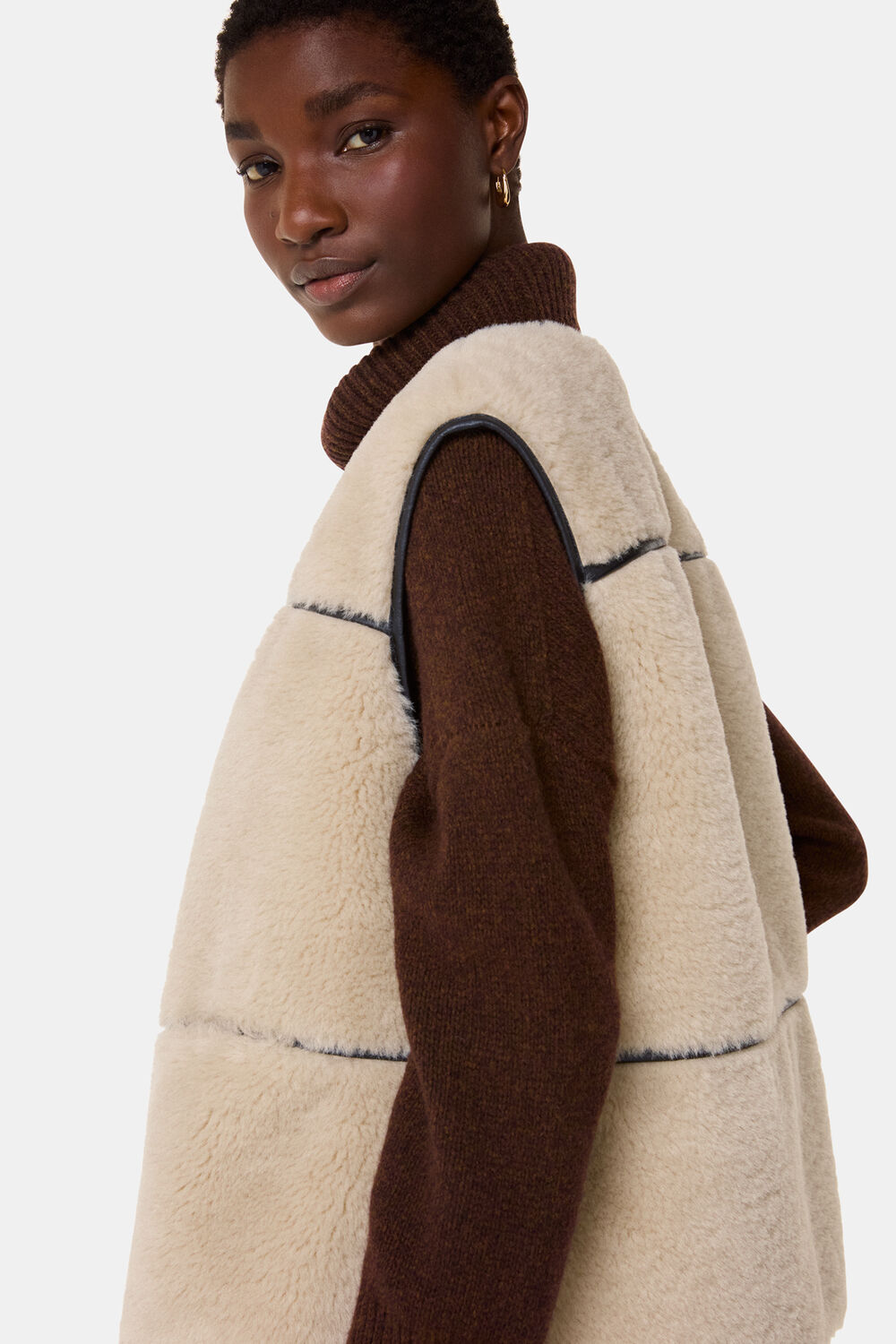 Rowena Faux Fur Waistcoat