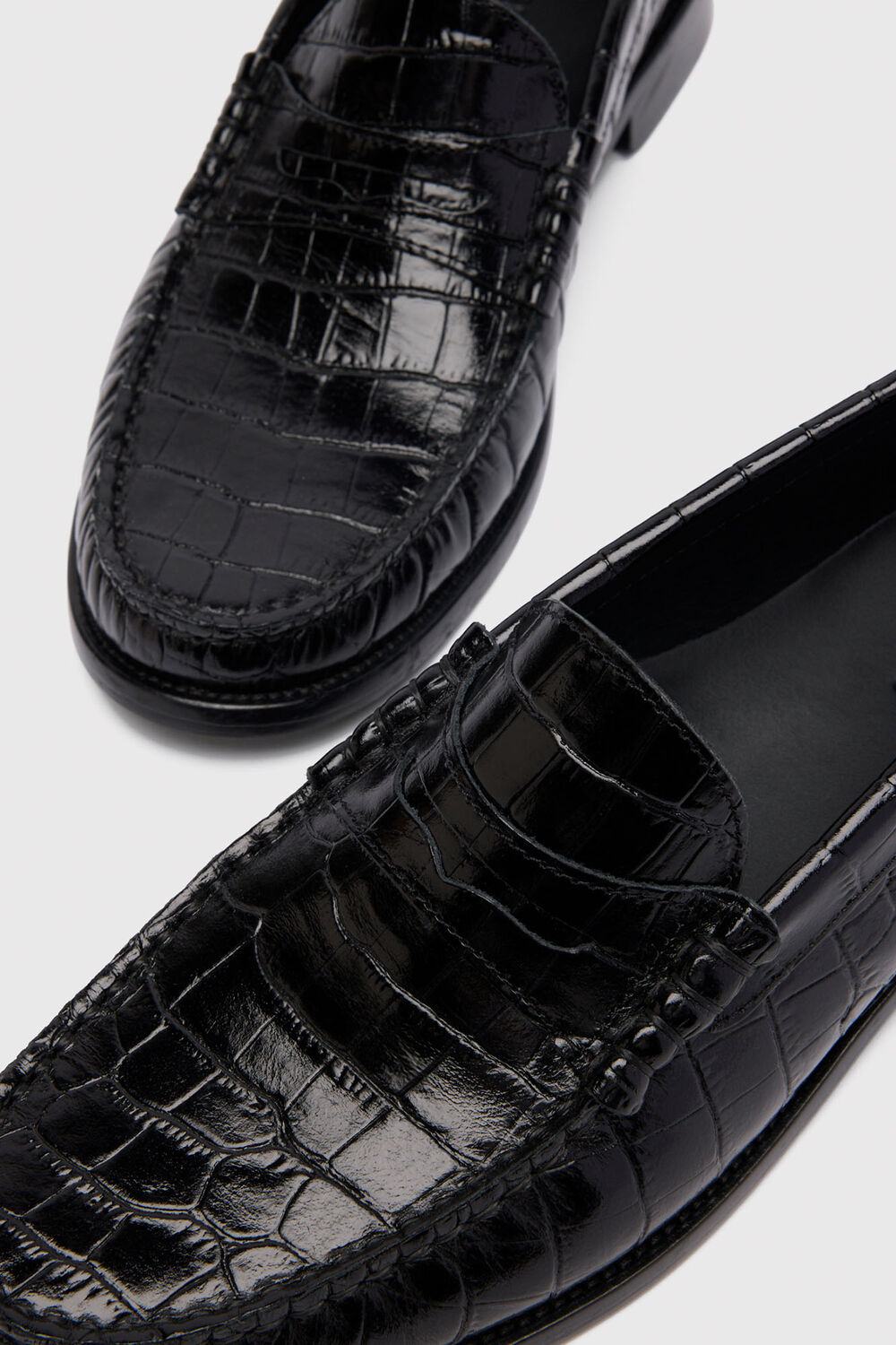 Black Manny Croc Loafer