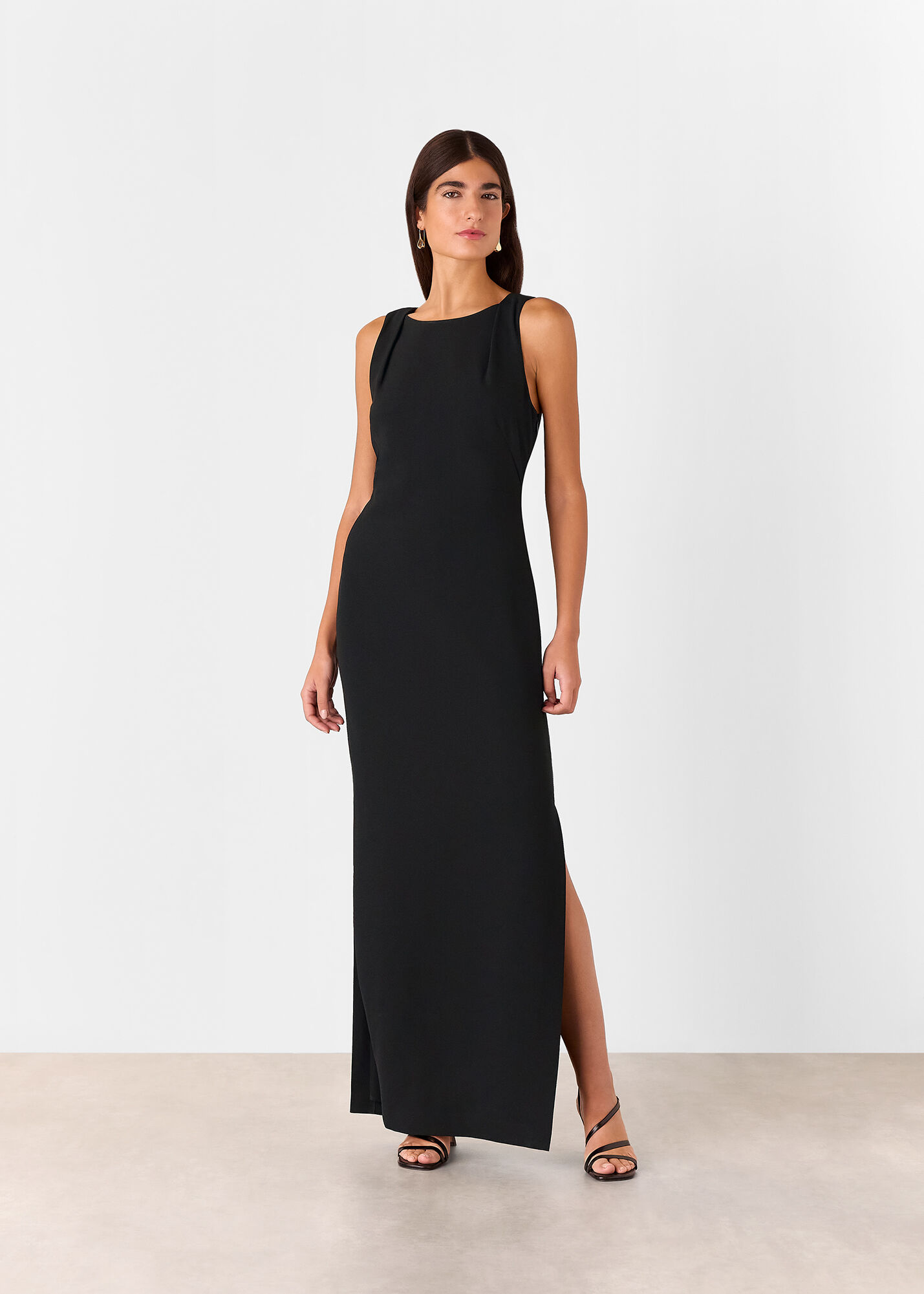 Whistles tie back maxi dress on sale