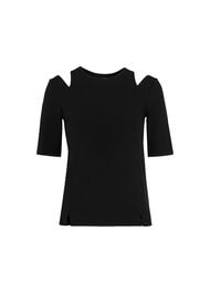 Split Shoulder Detail Top