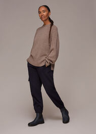 Boyfriend Crew Neck Knit