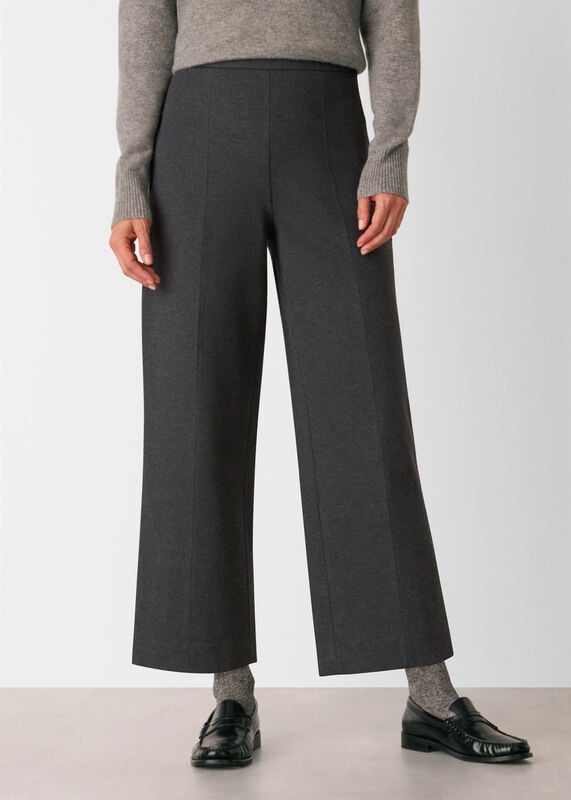 Grey Marl Camilla Wide Leg Pants 