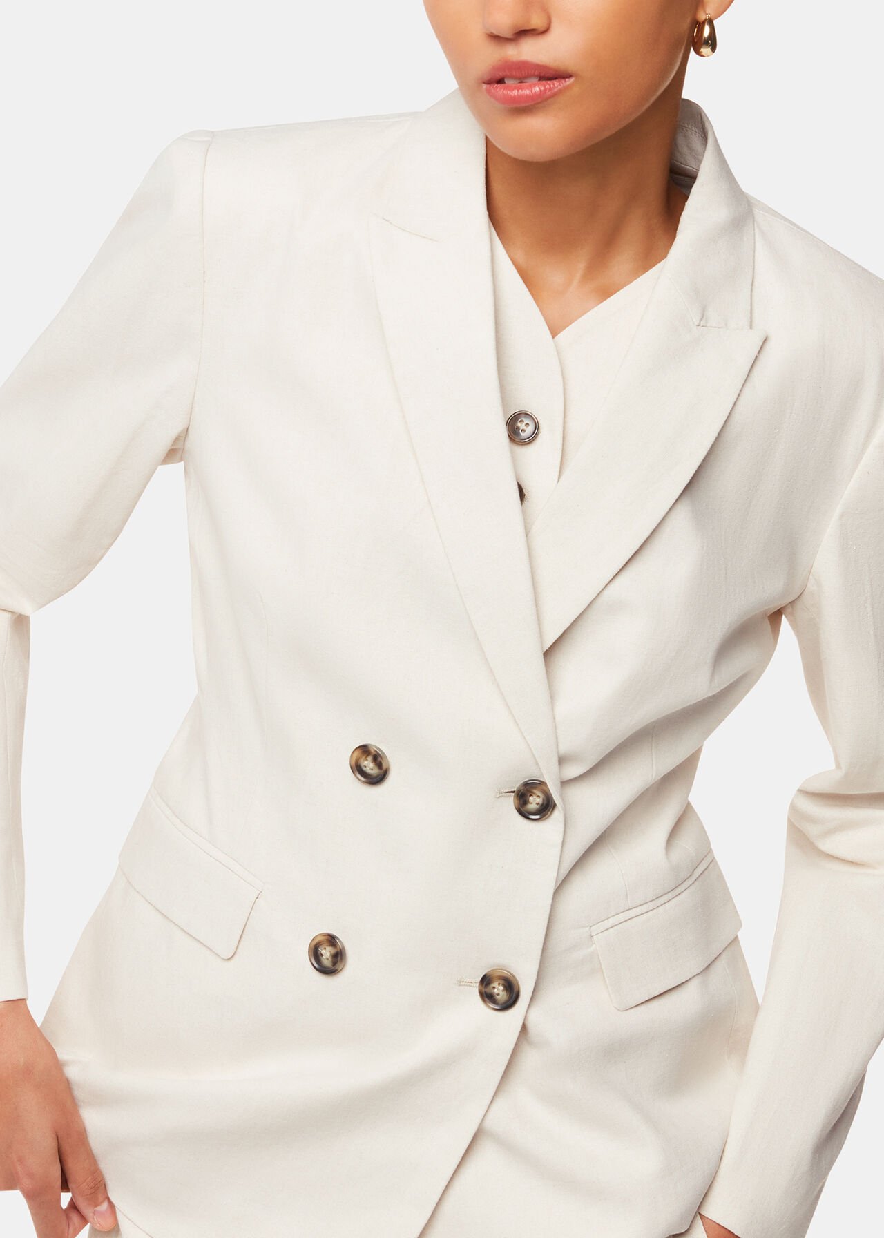 Lindsey Linen Blend Blazer