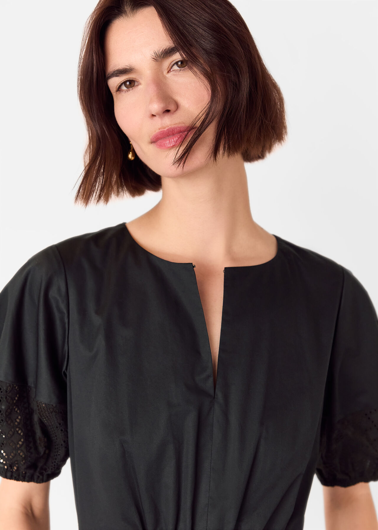 Broderie Poplin Jumpsuit