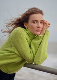 Chunky Alpaca Mix Knit Yellow