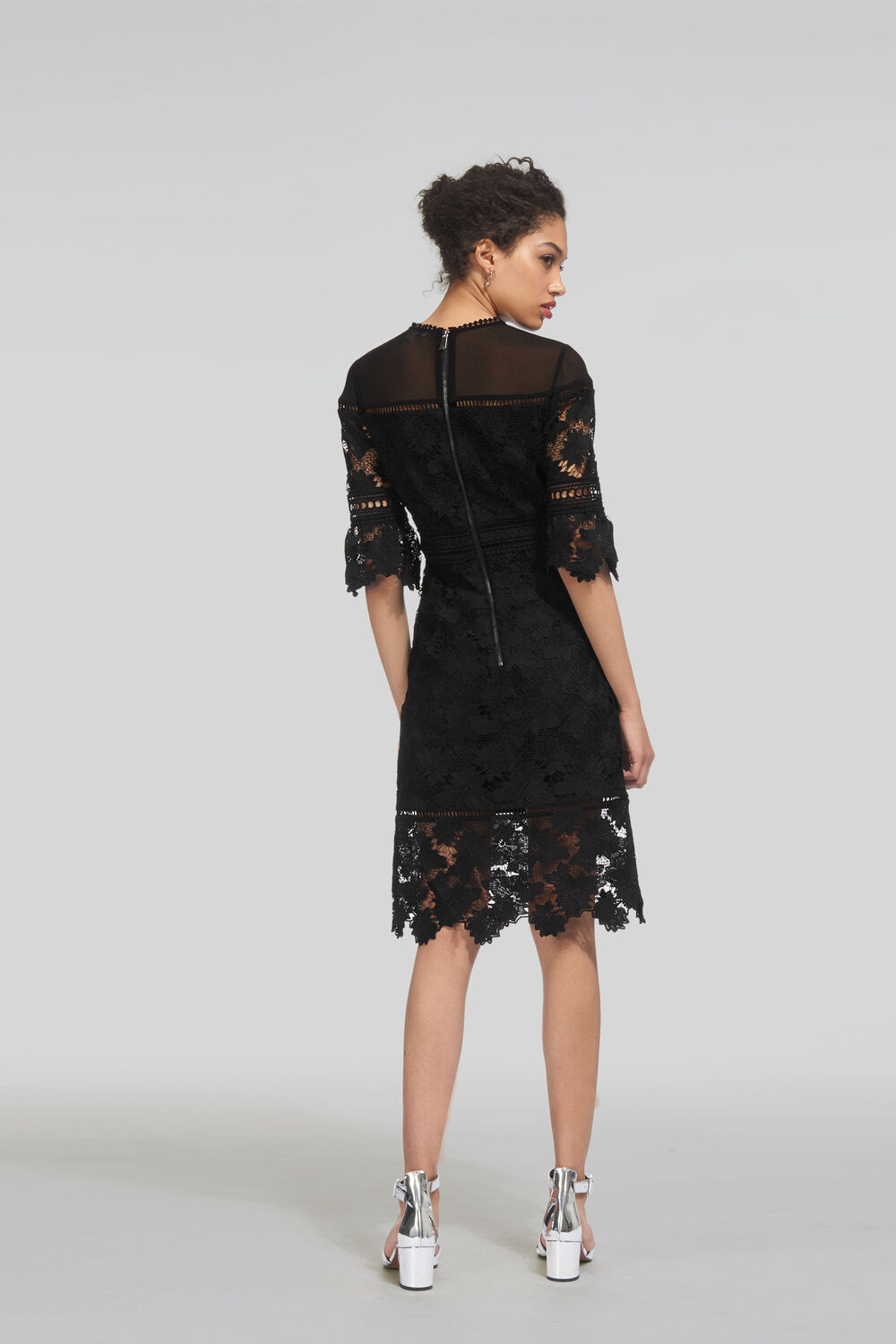 Amanda Lace Dress Black