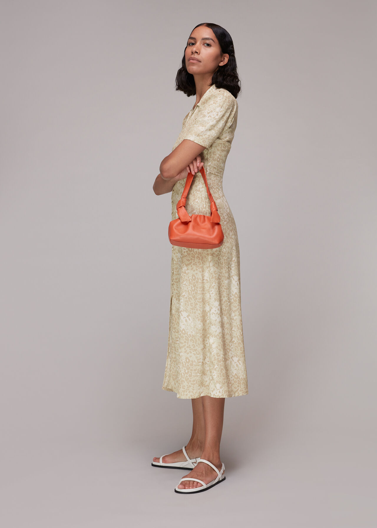 Rowan Hyena Spot Midi Dress