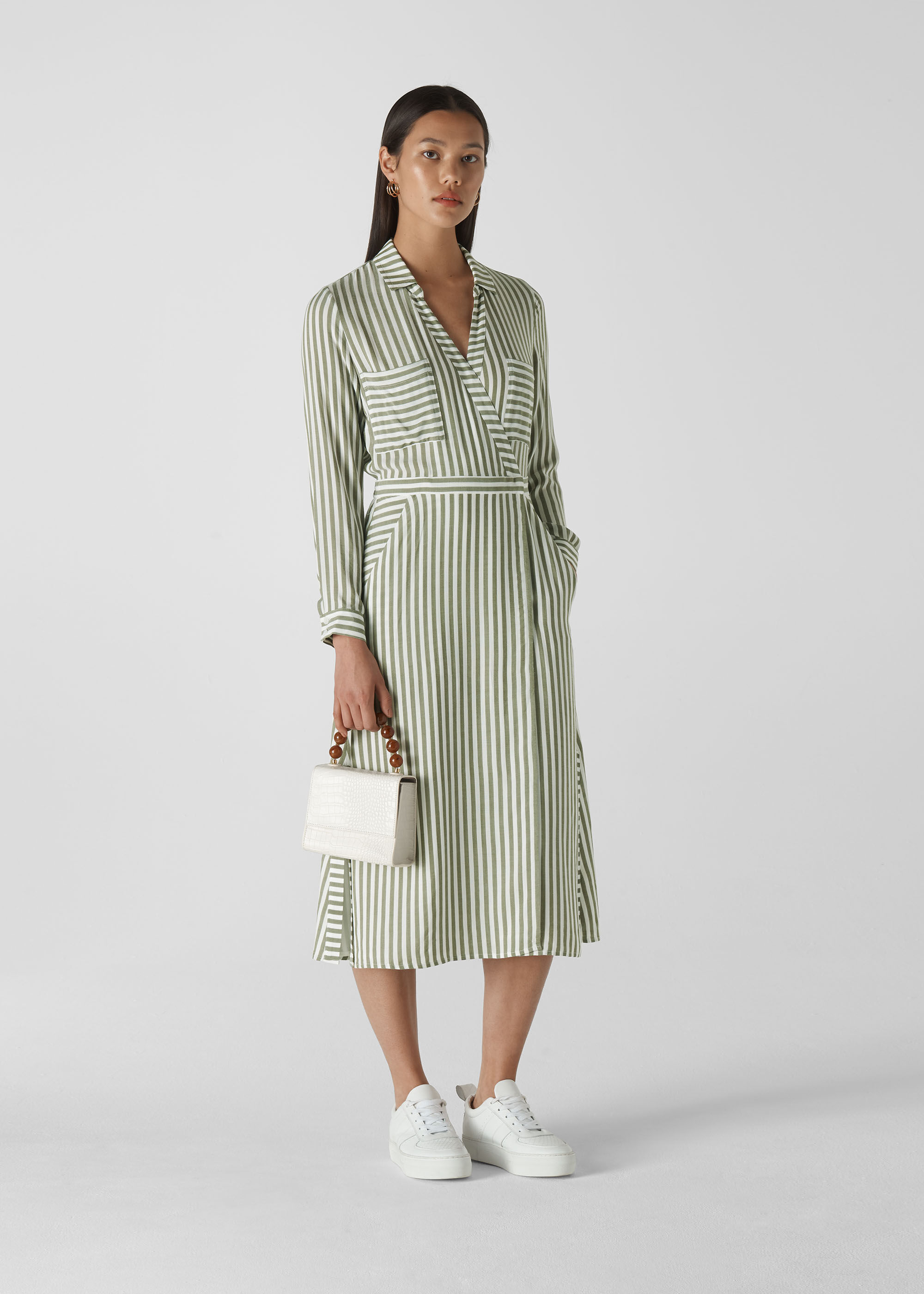 Wrap Shirt Dress