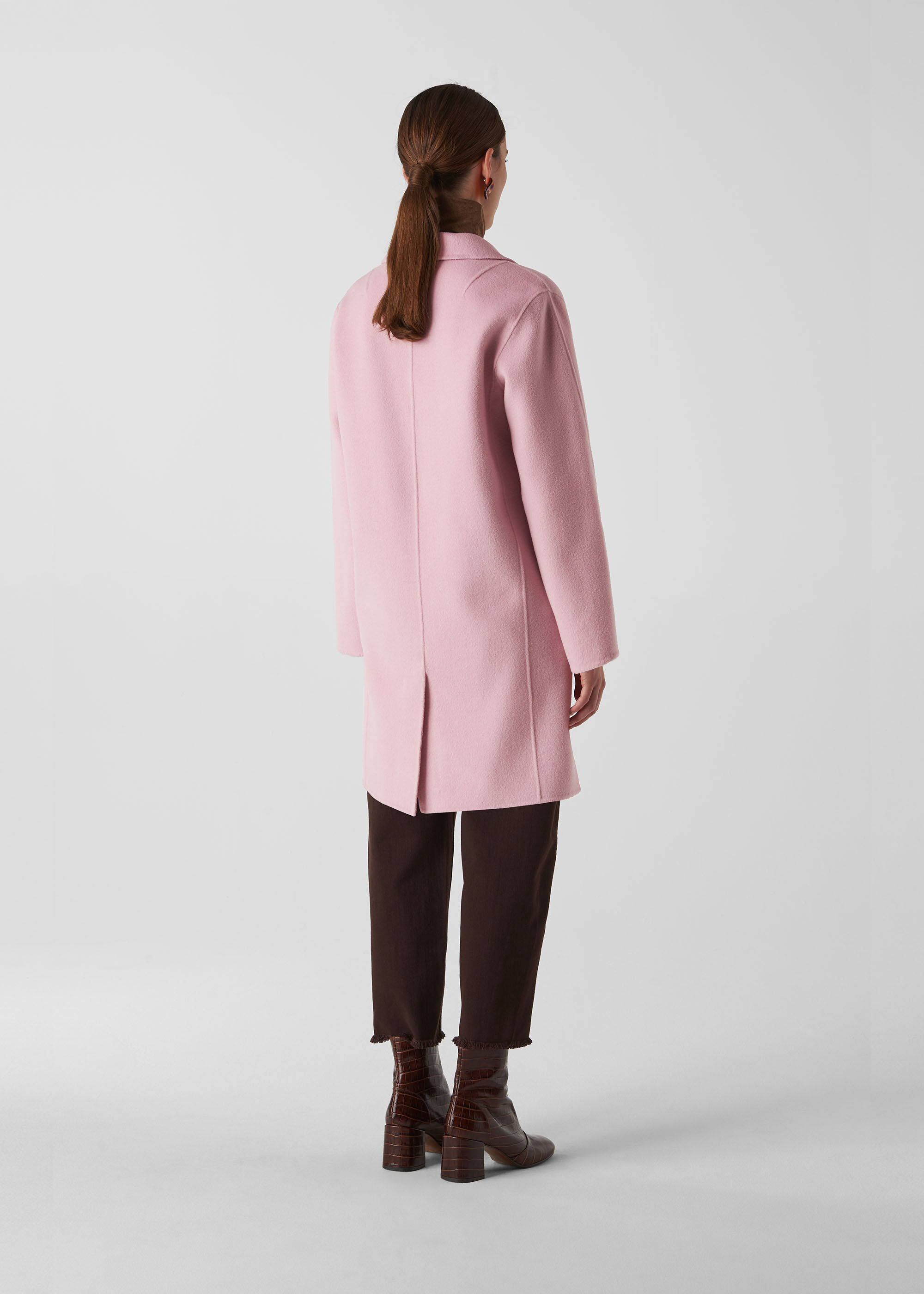 Whistles double shop breasted maxi coat