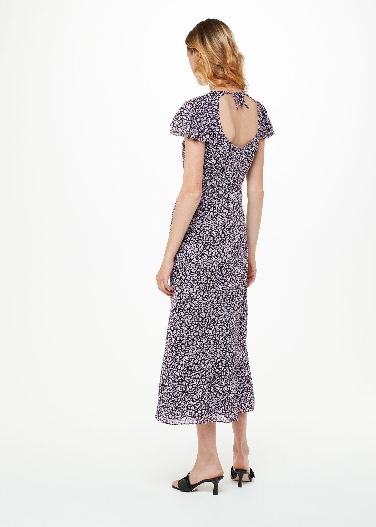 Purple/Multi Daisy Field Lola Dress WHISTLES