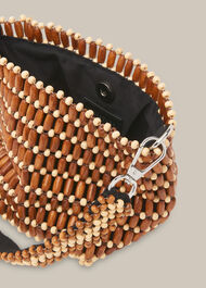 Martha Mini Beaded Bucket Bag