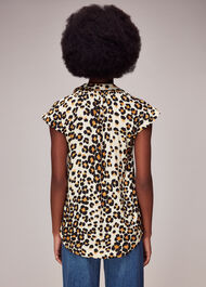 Painted Leopard Print Shirt