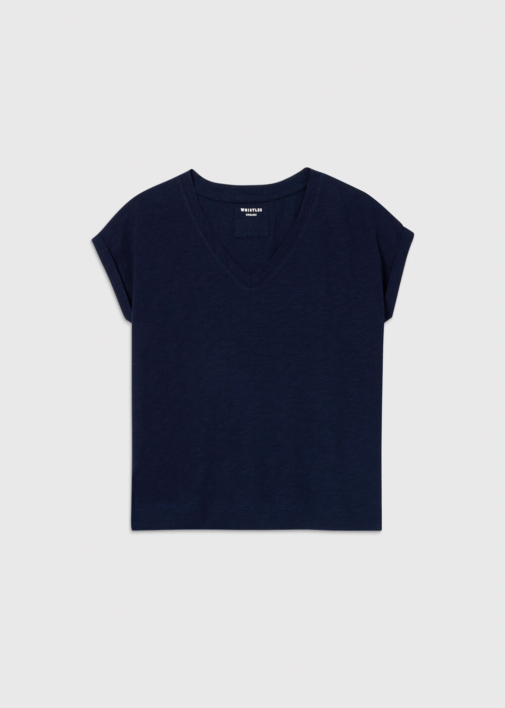 Willa V-Neck Cap Sleeve Tee