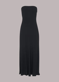Bandeau Strapless Midi Dress