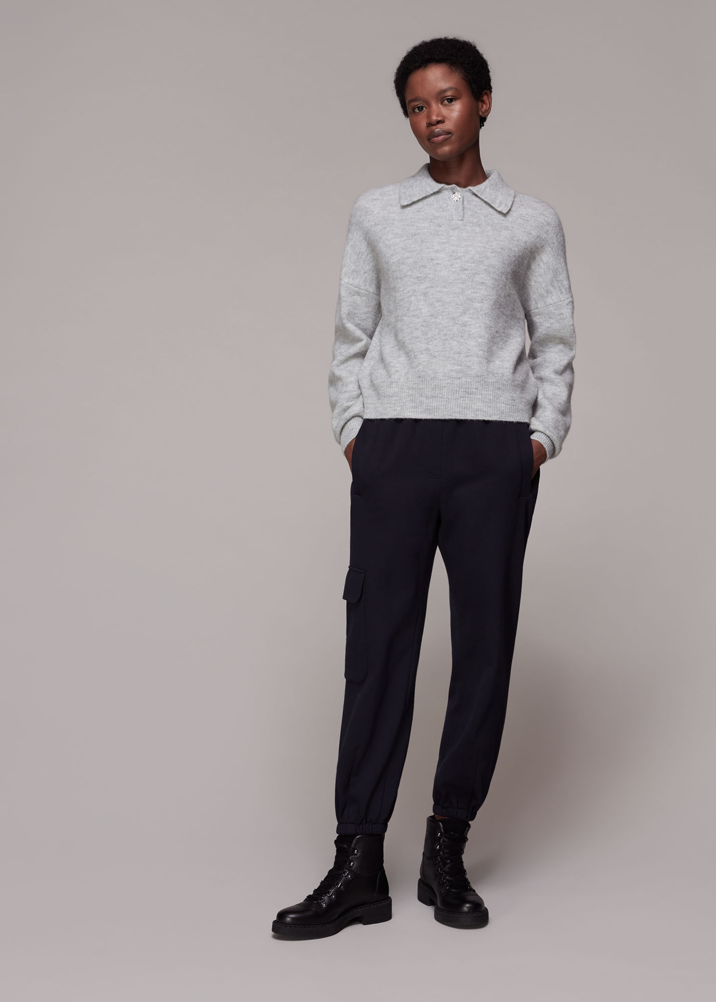 Jewel collar jumper discount