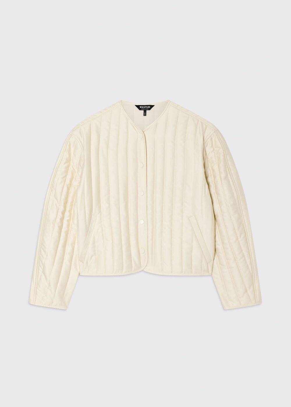 Cone Sleeve Quilted Jacket