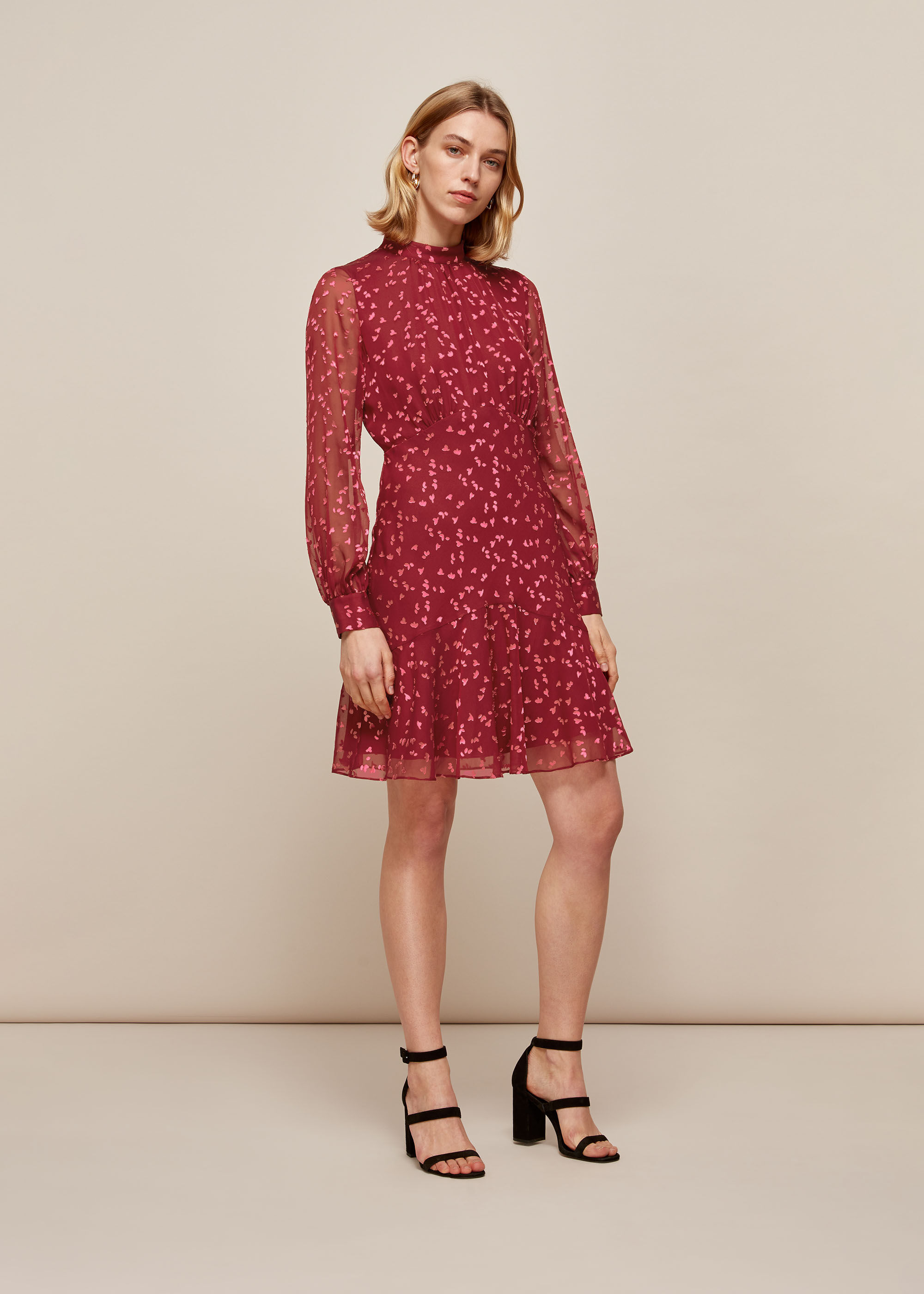 whistles silk dress