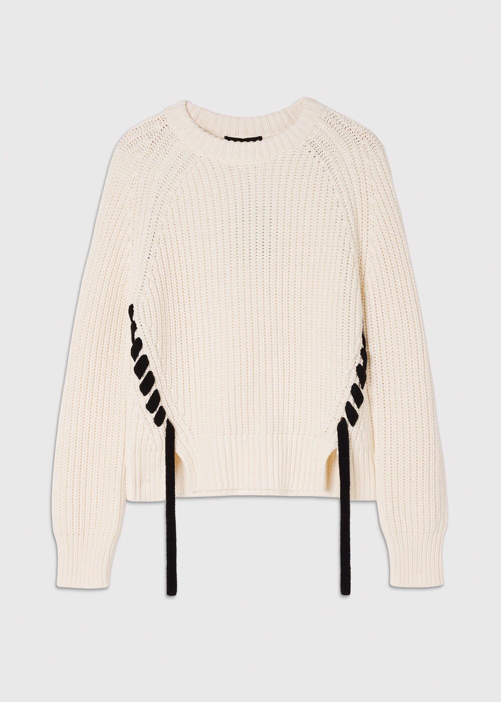 Lacing detail Crew Jumper