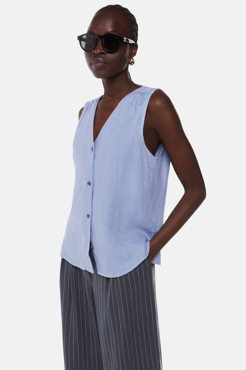 Linen Laura Tank