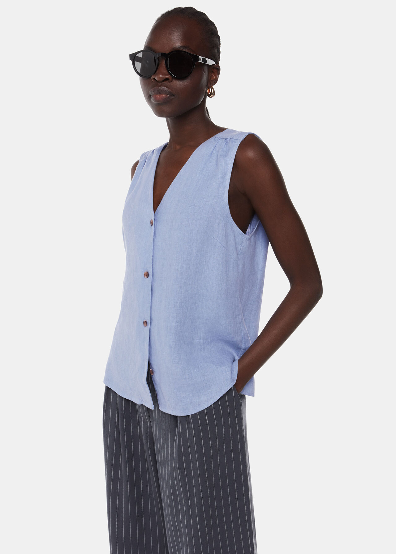 Laura Linen Tank