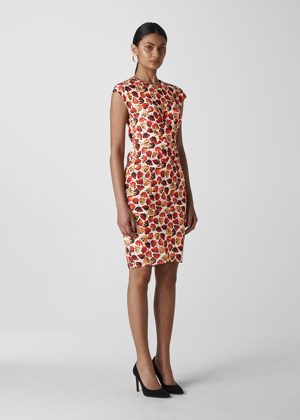 Flower Pod Silk Bodycon