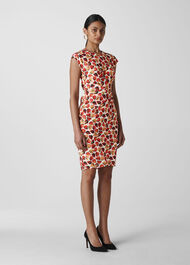Flower Pod Silk Bodycon