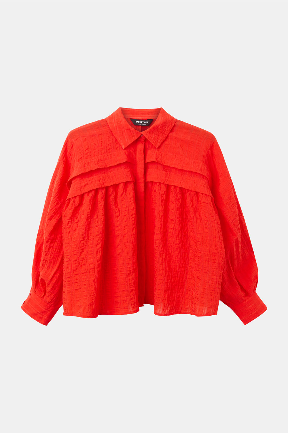 Textured Frill Detail Blouse