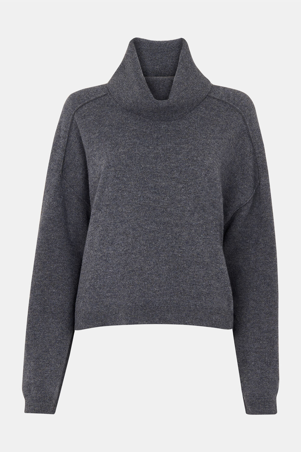 Wool Cowl Neck Knit Jumper