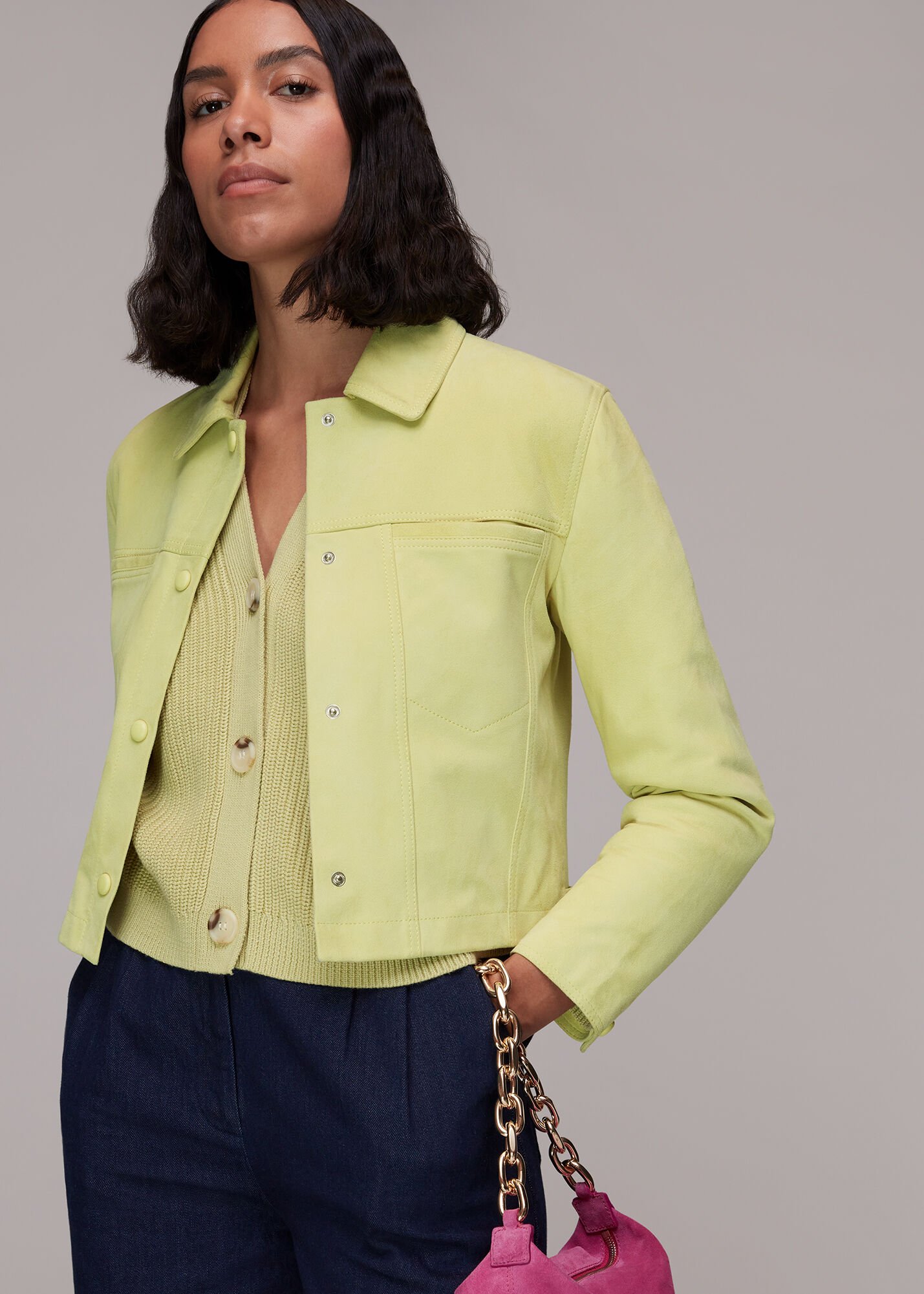 Whistles turner suede jacket sale