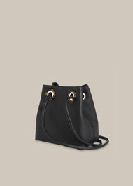 Mabel Tort Eyelet Bag Black