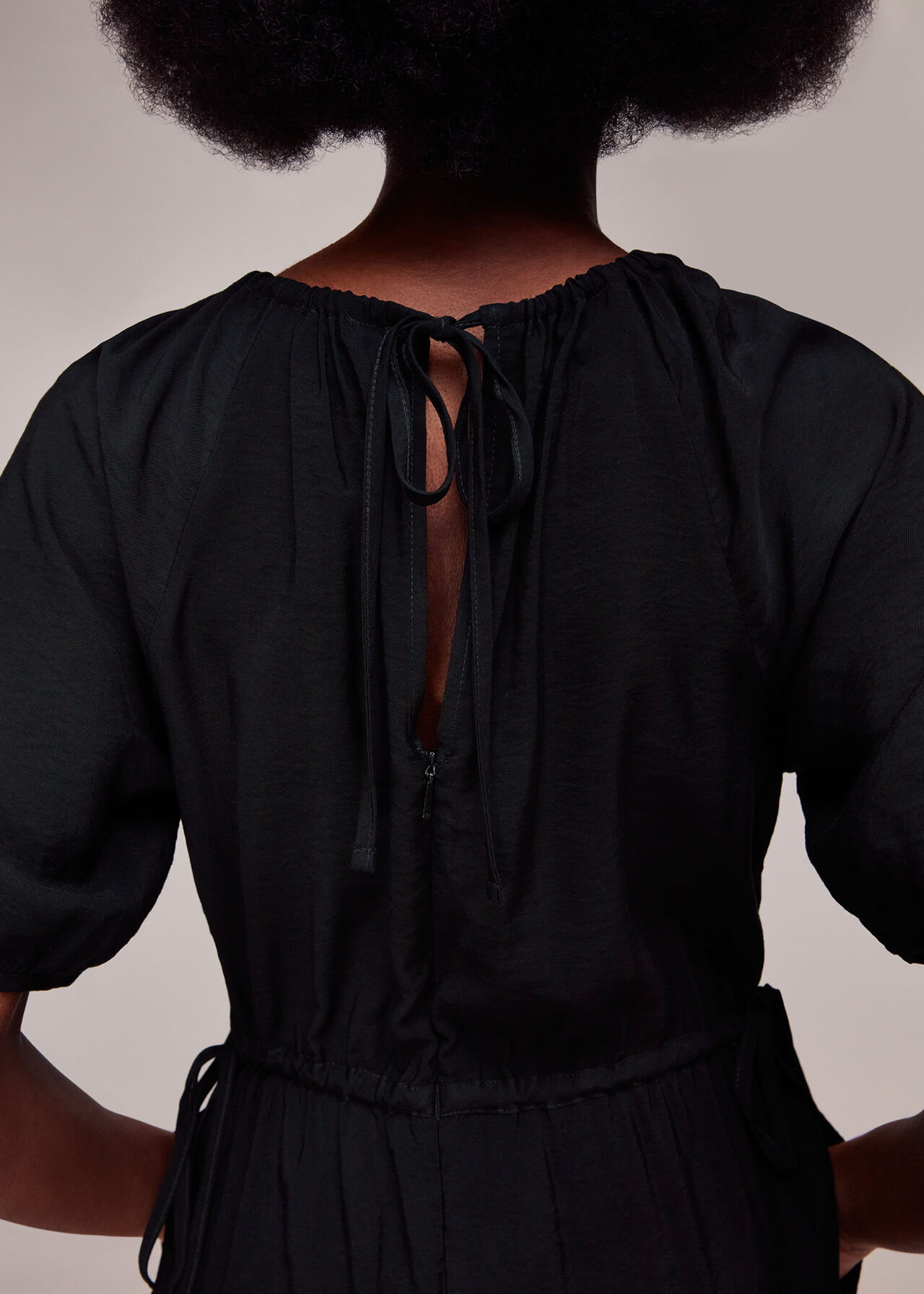 Melissa Gathered Neck Jumpsuit