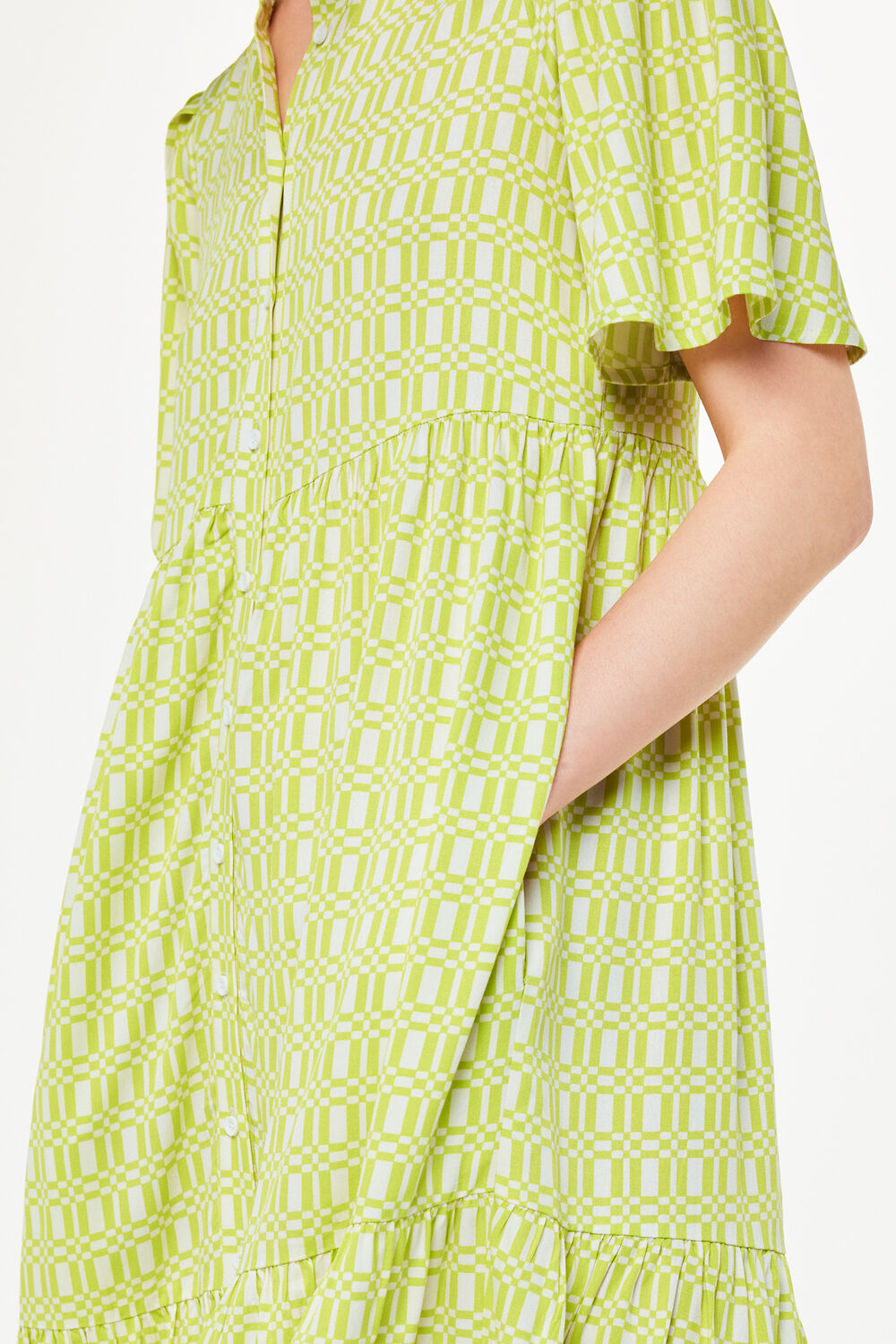 Link Check Trapeze Dress