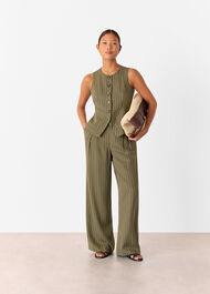 Petite Lottie Pinstripe Trouser