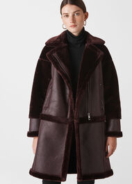Longline Faux Fur Biker