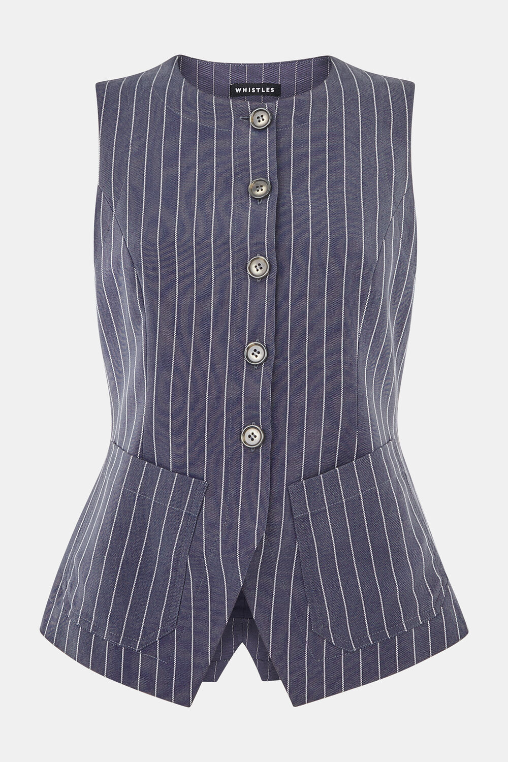 Petite Lottie Pinstripe Waistcoat