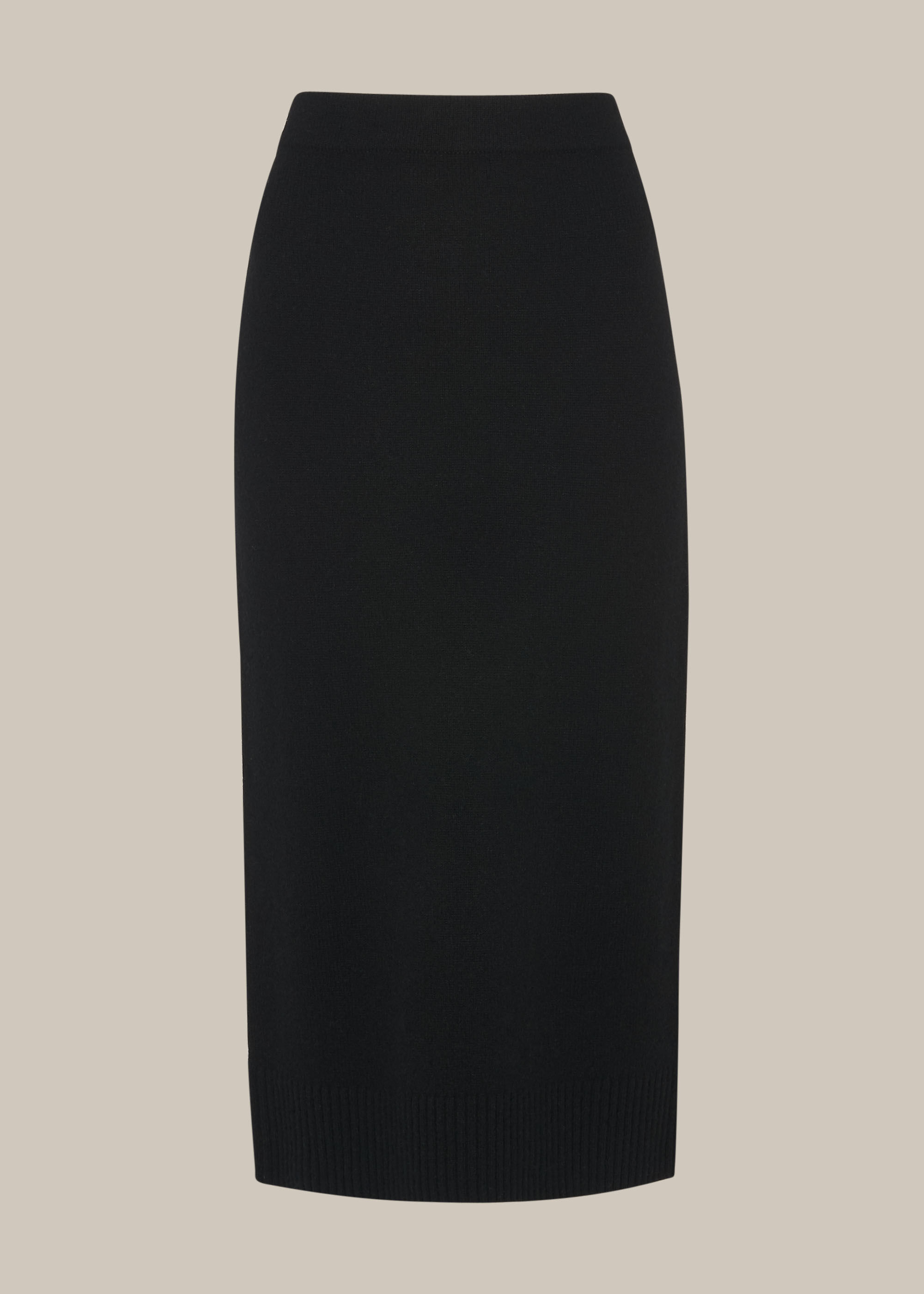 Black wool skirt shop